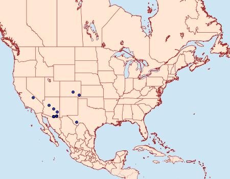 Distribution Data for Trichopolia mulina