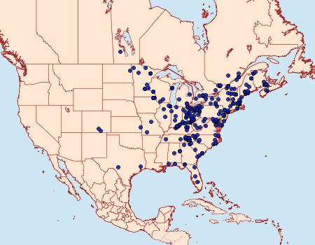 Distribution Data for Tricholita signata