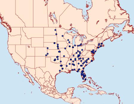 Distribution Data for Pelochrista robinsonana