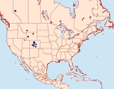 Distribution Data for Erebia magdalena