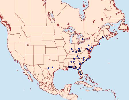 Distribution Data for Chaetaglaea tremula