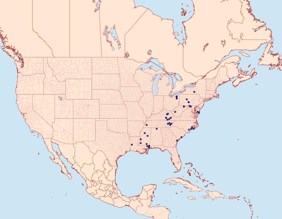 Distribution Data for Archips magnoliana