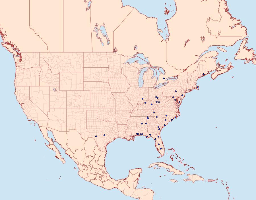 Distribution Data for Chaetaglaea tremula