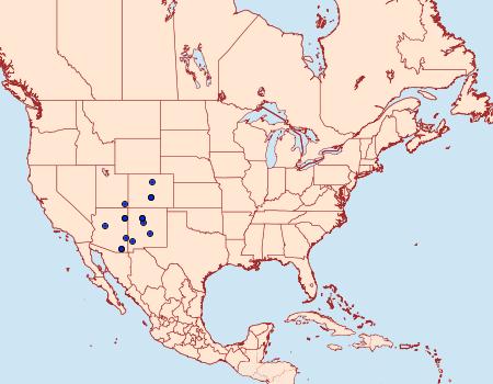 Distribution Data for Hypotrix trifascia