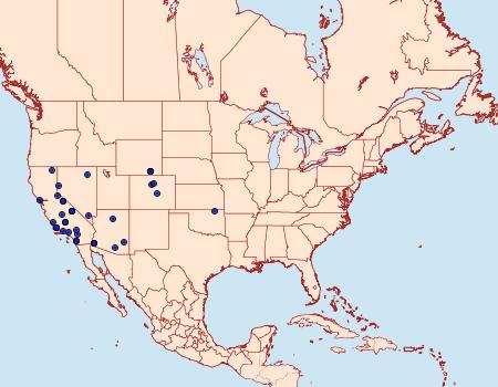 Distribution Data for Ypsolopha barberella