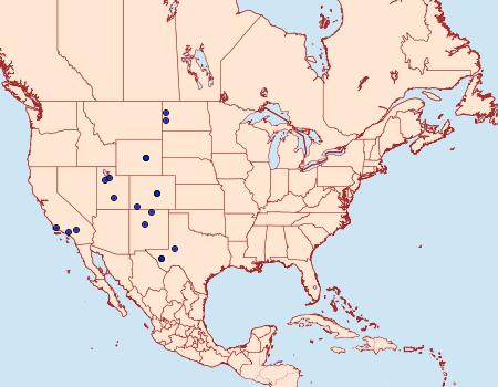 Distribution Data for Euhagena nebraskae
