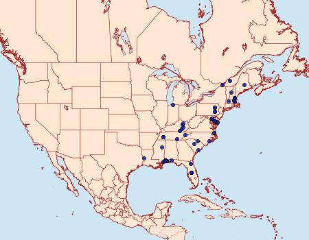 Distribution Data for Olethreutes osmundana