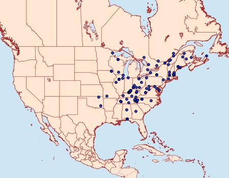 Distribution Data for Proteoteras moffatiana