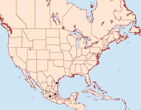 Distribution Data for Telegonus alector