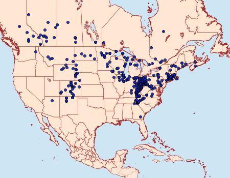 Distribution Data for Argynnis aphrodite