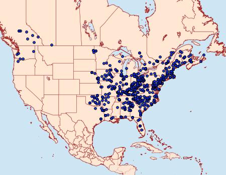 Distribution Data for Hypagyrtis unipunctata