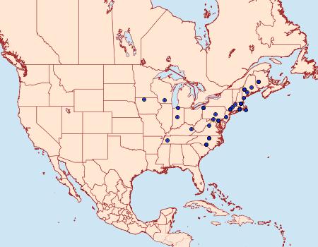Distribution Data for Stigmella prunifoliella