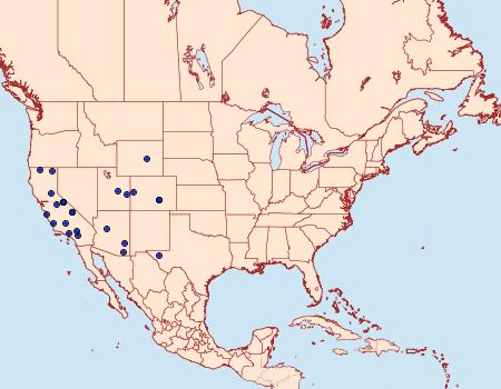 Distribution Data for Eupithecia opinata