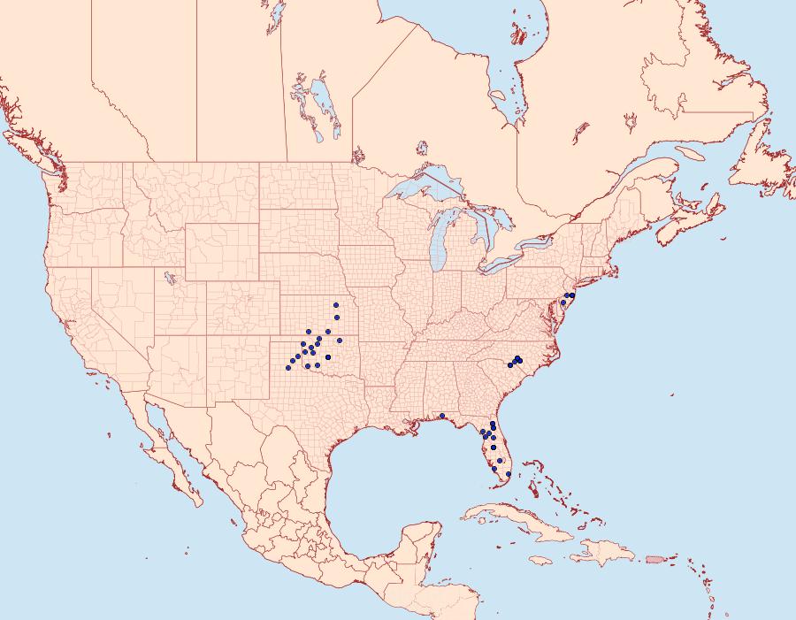 Distribution Data for Hesperia attalus